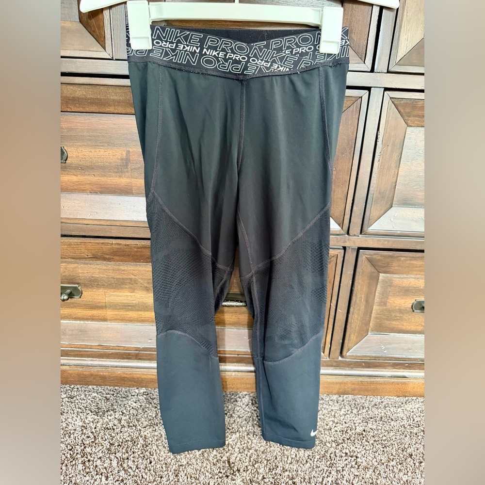 Nike Black Mesh Leggings
